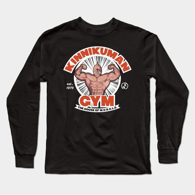 Kinnikuman Gym Long Sleeve T-Shirt by Pufahl